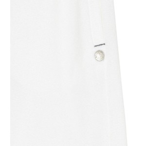 WHITE SPONGE JOGGING SHORTS NOAH