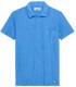 TOWELLING POLO MITCH OCEAN BLUE
