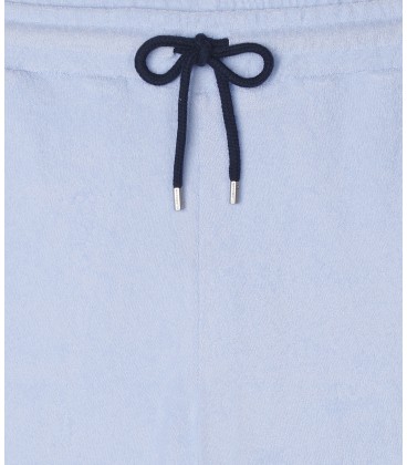 SKY BLUE SPONGE JOGGING SHORTS NOAH