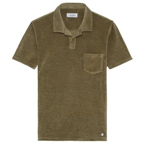 POLO TISSU EPONGE MITCH kaki