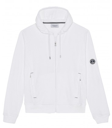 COTTON HOODIE SACHA WHITE