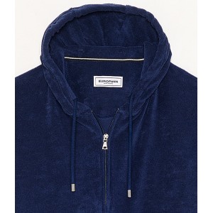 COTTON HOODIE SACHA NAVY BLUE