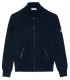 NAVY ALLEN ZIPPED CARDIGAN